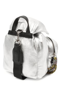 Женский рюкзак dauphine mini MONCLER серебряного цвета, арт. F2-09B-5L702-00-02SJG | Фото 4 (Материал: Натуральная кожа; Размер: mini; Ремень/цепочка: На ремешке)