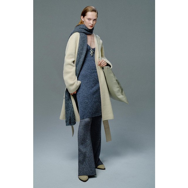 фото Брюки из шерсти и вискозы jil sander