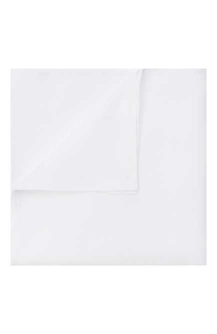 Мужской хлопковый платок ZILLI белого цвета, арт. MFU-M0UCH-10715/0001 | Фото 1 (Материал: Текстиль, Хлопок; Региональные ограничения белый список (Axapta Mercury): RU)