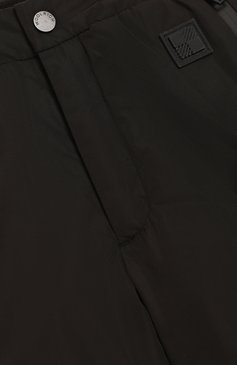 Детские утепленные брюки WOOLRICH черного цвета, арт. WKPAN1113/UT1971/4-6 | Фото 3 (Случай: Повседневный; Материал внешний: Синтетический материал, Полиэстер; Материал подклада: Синтетический материал; Статус проверки: Проверено, Проверена категория; Мальчики Кросс-КТ: Брюки-одежда)