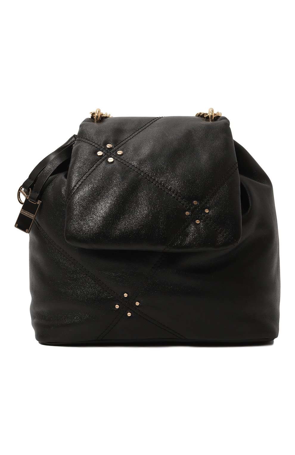 Женский рюкзак marseille medium BORBONESE черного цвета, арт. 923177 | Фото 1 (Размер: medium; Материал: Натуральная кожа; Стили: Кэжуэл)