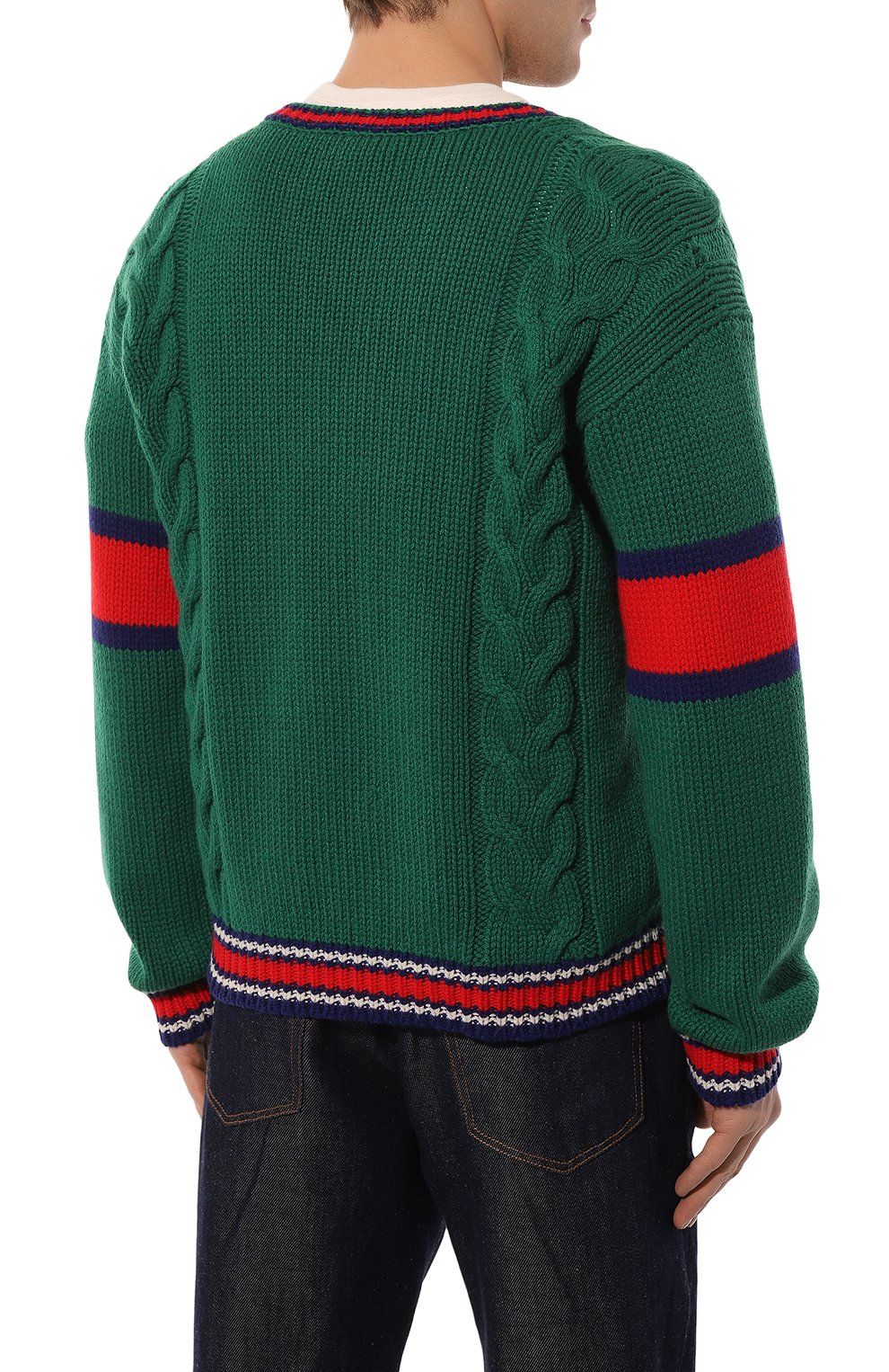 Шерстяной свитер Gucci 599310 XKA32 Фото 4