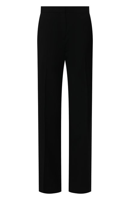 Женские шерстяные брюки JIL SANDER черного цвета по цене 114500 руб., арт. JSWS307410-WS211600 | Фото 1