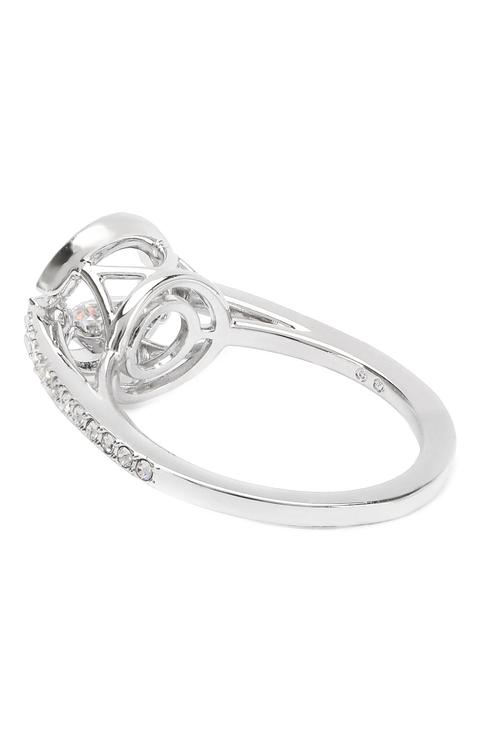 Женское кольцо sparkling dance SWAROVSKI серебряного цвета, арт. 5482500 | Фото 2 (Материал: Металл; Статус проверки: Проверена категория)