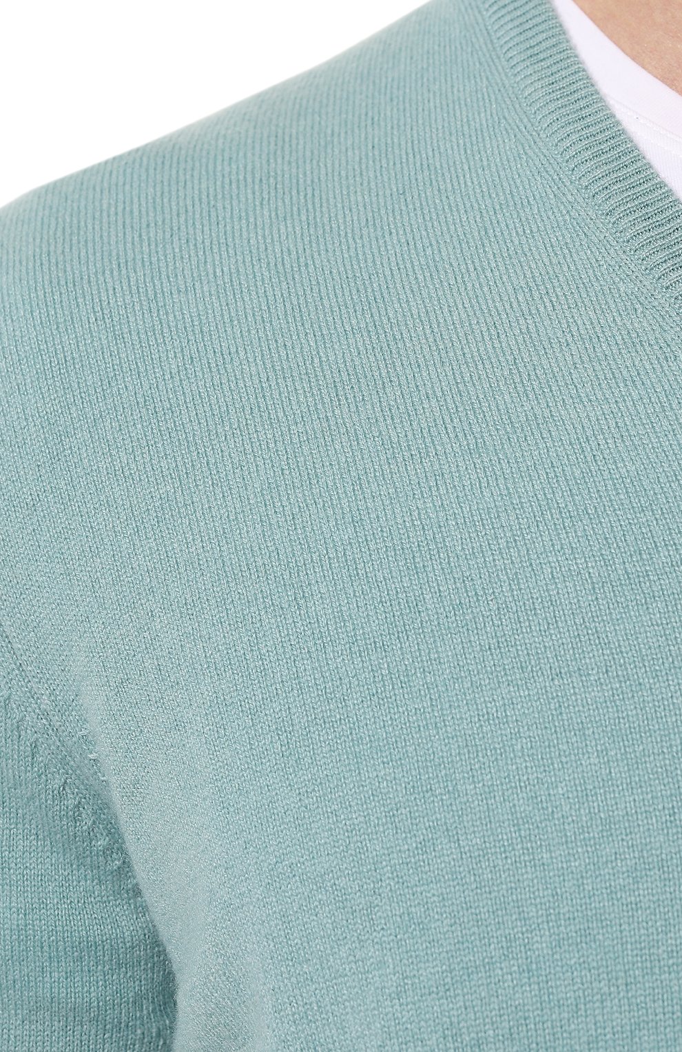 Кашемировый пуловер Gran Sasso 55115/15590, цвет голубой, размер 48 55115/15590 - фото 5