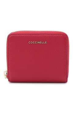 Женские кожаный кошелек COCCINELLE бордового цвета, арт. E2 GW5 11 A2 01 | Фото 1 (Материал: Натуральная кожа)
