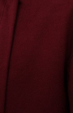 Женская парка с меховой подкладкой KITON бордового цвета, арт. D52692K0524A | Фото 5 (Кросс-КТ: Куртка; Материал внешний: Шерсть, Кашемир; Рукава: Длинные; Длина (верхняя одежда): До середины бедра; Материал сплава: Проставлено; Драгоценные камни: Проставлено; Стили: Кэжуэл)