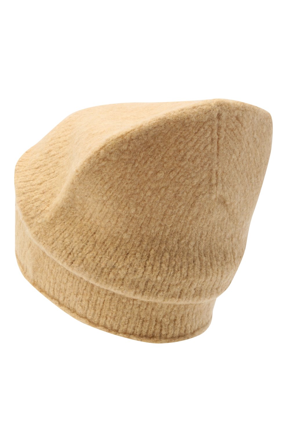 Женская шапка из шерсти и кашемира KENZO бежевого цвета, арт. FA68BU107KEF | Фото 2 (Материал: Текстиль, Шерсть)