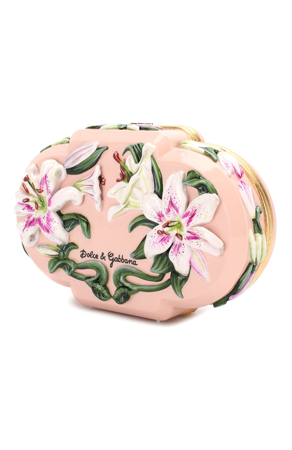 Женский сумка dolce box DOLCE & GABBANA светло-розового цвета, арт. BB6617/AA117 | Фо�то 3 (Женское Кросс-КТ: Вечерняя сумка, Клатч-клатчи; Размер: small; Материал: Экокожа)