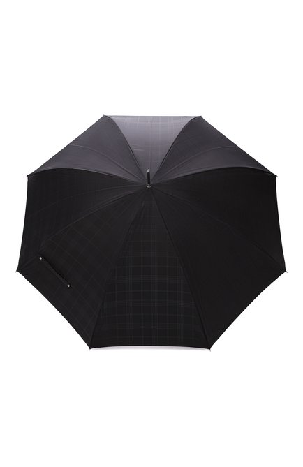 Мужской зонт-трость PASOTTI OMBRELLI черного цвета, арт. 478/RAS0 6434/19/W01 | Фото 1 (Материал: Синтетический материал, Металл, Текстиль)