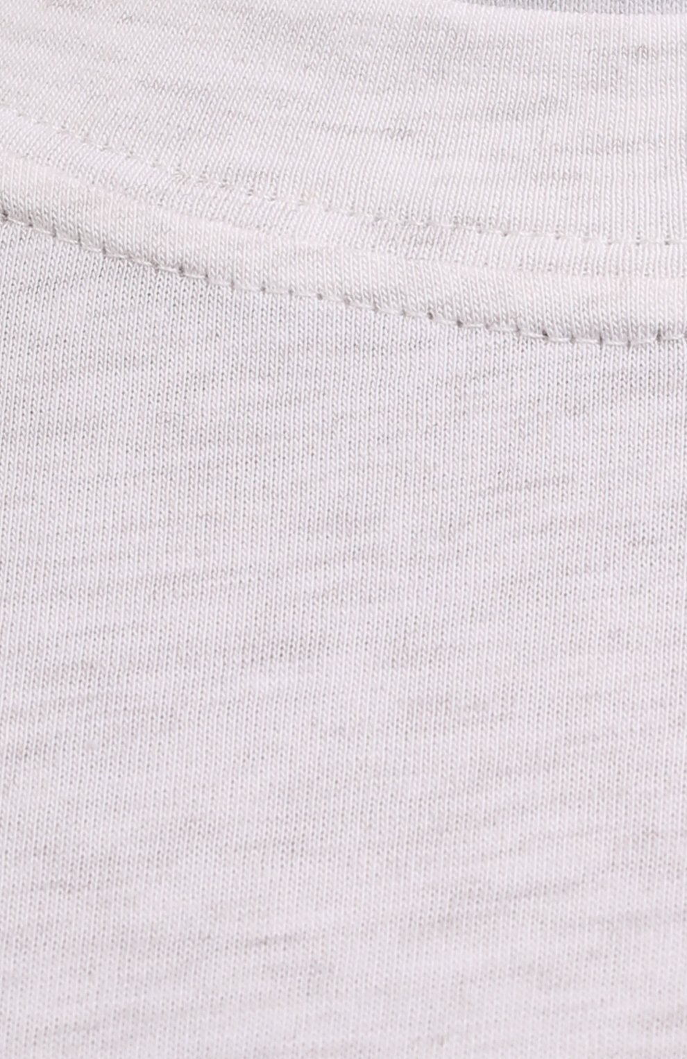 Мужская хлопковая футболка BRUNELLO CUCINELLI светло-серого цвета, арт. M0T617427 | Фото 5 (Принт: Без принта; Рукава: Короткие; Длина (для топов): Стандартные; Материал внешний: Хлопок; Размерность: Маломерит; Стили: Кэжуэл)