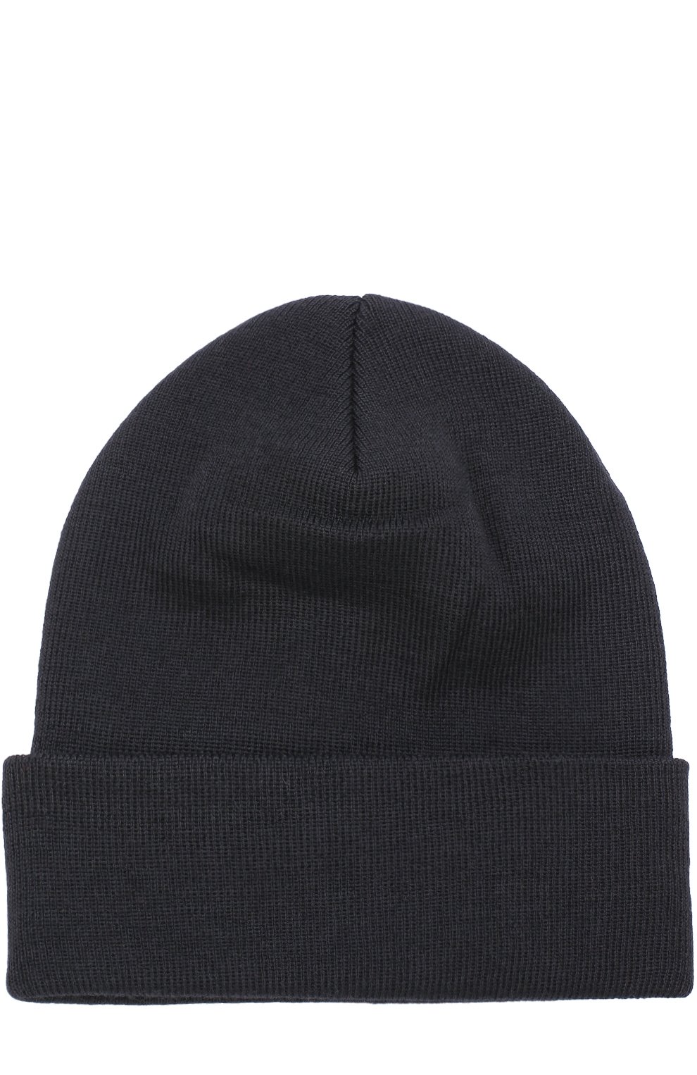 Мужская шерстяная шапка бини MONCLER черного цвета, арт. C2-097-00261-00-09974 | Фото 2 (Материал: Текстиль, Шерсть; Кросс-КТ: Трикотаж)