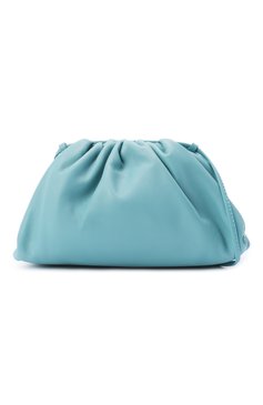 Женский клатч pouch mini BOTTEGA VENETA голубого цвета, арт. 585852/VCP40 | Фото 5 (Материал: Натуральная кожа; Региональные ограничения белый список (Axapta Mercury): RU; Женское Кросс-КТ: Клатч-клатчи; Размер: mini; Ремень/цепочка: На ремешке)