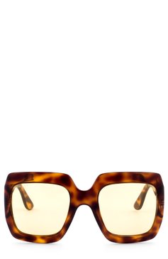 Женские солнцезащитные очки GUCCI коричневого цвета, арт. 3826 VGJ | Фото 1 (Материал внутренний: Не назначено; Региональные ограничения белый спис ок (Axapta Mercury): Не проставлено; Нос: Не проставлено; Тип очков: С/з)
