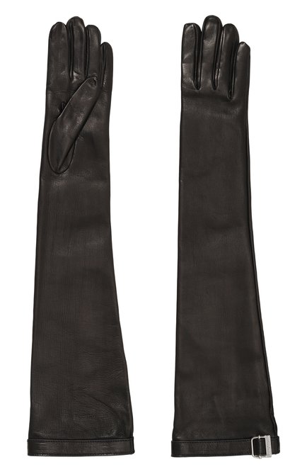 Женские кожаные перчатки ARMARIUM черного цвета, арт. ARMTMGL01/LE03 | Фото 2 (Материал сплава: Проставлено; Нос: Не проставлено; Материал: Натуральная кожа)