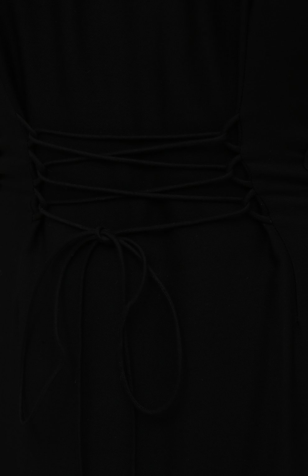 Женское платье из вискозы RUBAN черного цвета, арт. RТS21-10.1.518.2 | Фото 5 (Стили: Гламурный; Случай: Вечерний; Материал внешний: Вискоза; Длина Ж (юбки, платья, шорты): Макси; Рукава: 3/4; Женское Кросс-КТ: Платье-одежда)