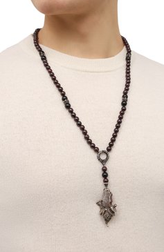 Мужского бидсы GL JEWELRY коричневого цвета, арт. PB714 | Фото 2 (Материал: Серебро; Региональные ограничения белый список (Axapta Mercury): RU)