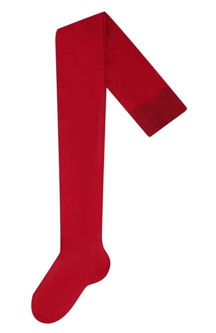Детские хлопковые колготки FALKE бордового цвета, арт. 13488. | Фото 1 (Материал: Хлопок, Текстиль; Региональные ограничения белый список (Axapta Mercury): RU)