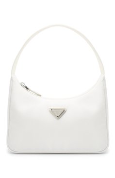 Женская сумка prada re-edition 2000 PRADA белого цвета, арт. 1NE515-RDH0-F0009 | Фото 1 (Сумки-технические: Сумки top-handle; Материал: Текстиль; Размер: small)