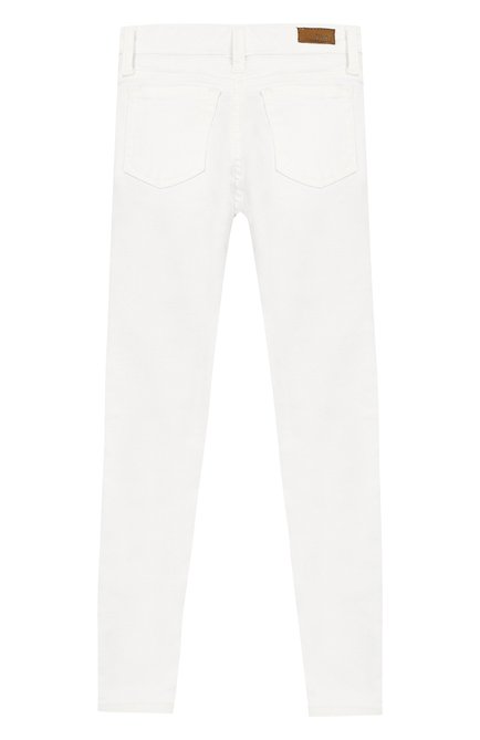Детские джинсы POLO RALPH LAUREN белого цвета, арт. 311692486 | Фото 2 (Статус проверки: Проверена категория; Материал внешний: Хлопок; Кросс-КТ: джинсы; Детали: Однотонный; Ростовка одежда: 3 года | 98 см, 4 года | 104 см)