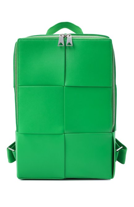 Мужской кожаный рюкзак arco BOTTEGA VENETA зеленого цвета по цене 225500 руб., арт. 680092/VB1K1 | Фото 1