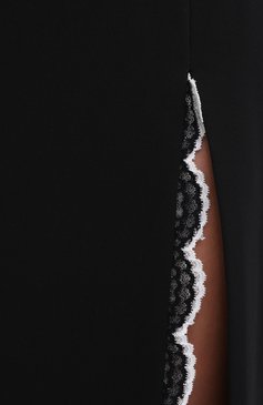 Женская юбка ULYANA SERGEENKO черного цвета, арт. GNM003SS20P (0003р20) | Фото 5 (Женское Кросс-КТ: Юбка-одежда; Длина Ж (юбки, платья, шорты): Миди; Материал внешний: Вискоза)