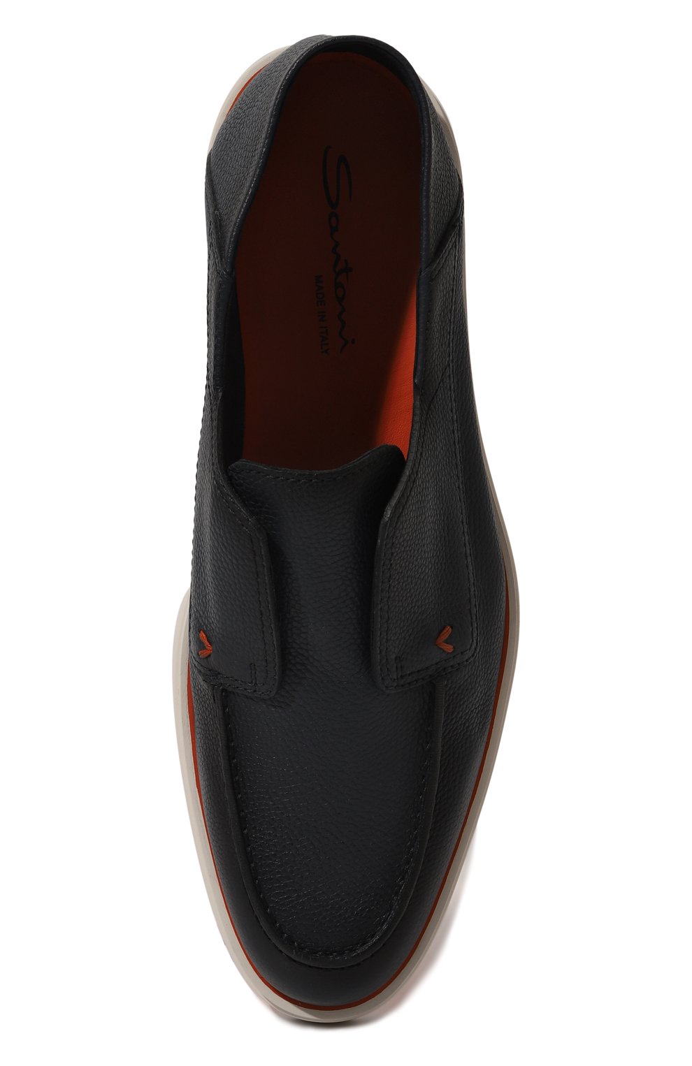 фото Кожаные лоферы santoni