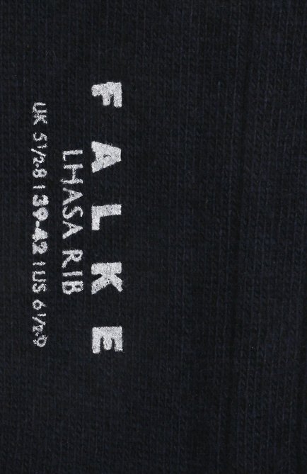 Мужские носки из шерсти и вискозы lhasa FALKE темно-синего цвета, арт. 14423 | Фото 2 (Статус проверки: Проверена категория, Проверено; Материал внешний: Шерсть; Кросс-КТ: бельё)