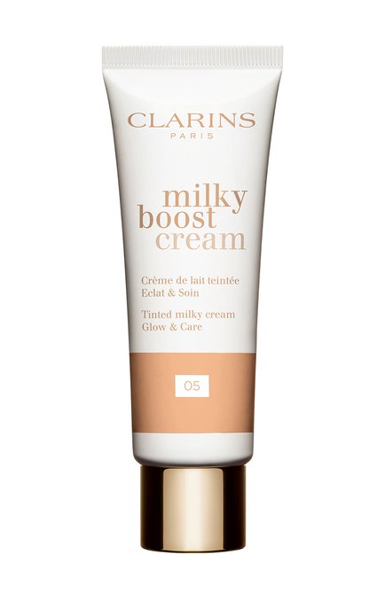 Тональный крем с эффектом сияния milky boost cream, 05 (45ml) CLARINS бесцветного цвета, арт. 80076086 | Фото 1