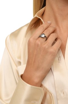Женское кольцо цветок жанны MIDGARD PARIS серебряного цвета, арт. 5733bs | Фото 2 (Материал: Серебро)