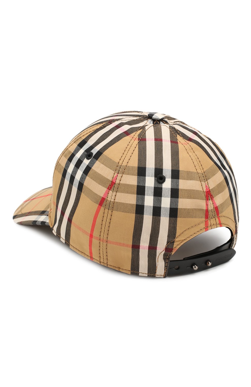 Женская хлопковая бейсболка BURBERRY бежевого цвета, арт. 8015833 | Фото 2 (Материал: Текстиль, Хлопок)