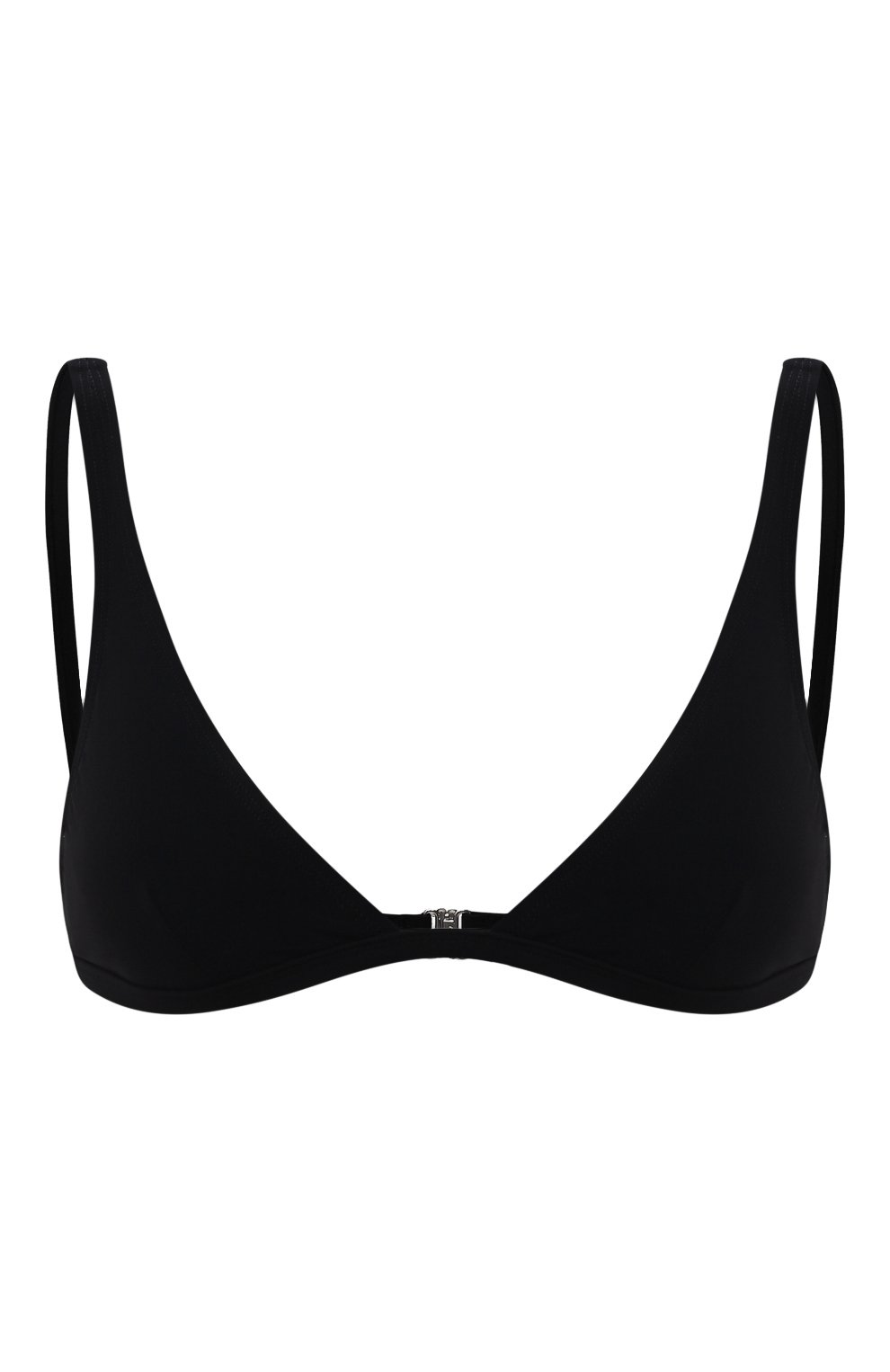 Женский треугольный бра TOTÊME черного цвета, арт. MASHENA BIKINI 203-844-781 | Фото 1 (Женское Кросс-КТ: Раздельные купальники; Материал внешний: Синтетический материал)