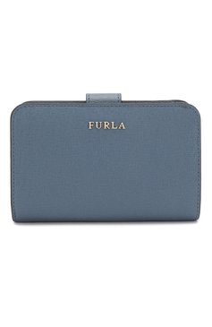 Женские кожаный кошелек babylon FURLA синего цвета, арт. PR85 | Фото 1 (Материал: Натуральная кожа; Статус проверки: Проверена категория)
