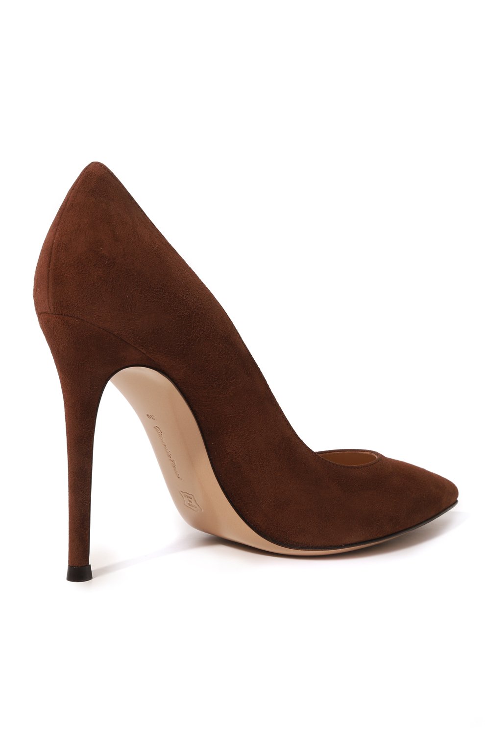 Замшевые туфли Gianvito 105 Gianvito Rossi  G28470.15RIC.CAMBR0W Фото 5