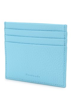 Женский кожаный футляр для кредитных карт COCCINELLE голубого цвета, арт. E2 FW5 12 95 01 | Фото 2 (Материал: Натуральная кожа)