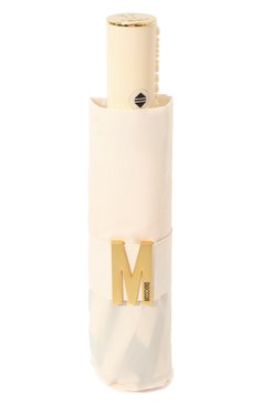 Женский складной зонт MOSCHINO кремвого цвета, арт. 8911-0PENCL0SE | Фото 6 (Материал: Текстиль, Синтетический материал, Металл)
