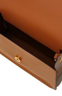 Женская сумка rita mini COCCINELLE коричневого цвета, арт. E5 LV3 57 10 54 | Фото 5 (Сумки-технические: Сумки через плечо; Материал: Натуральная кожа; Размер: mini; Ремень/цепочка: На ремешке)