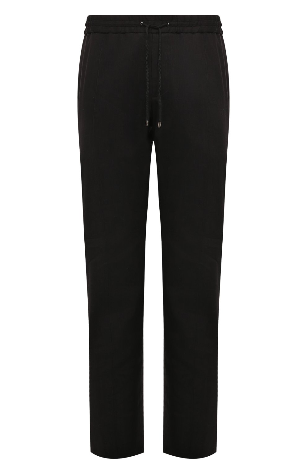 Мужские черные брюки изо льна шерсти ZILLI купить в интернет-магазине ...