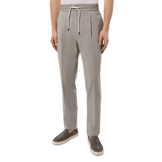 фото Шерстяные брюки brunello cucinelli