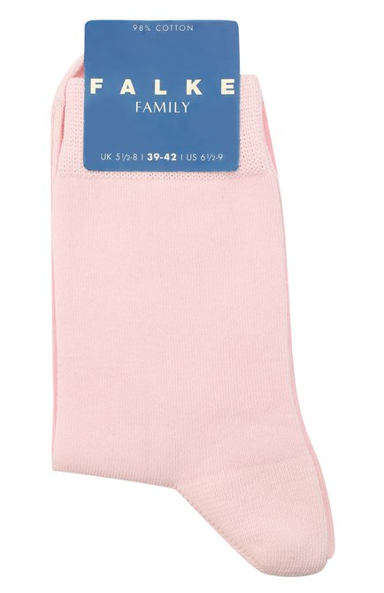 Детские хлопковые носки FALKE розового цвета, арт. 10645 | Фото 1 (Материал: Хлопок, Текстиль; Кросс-КТ: Носки, Школьные аксессуары)