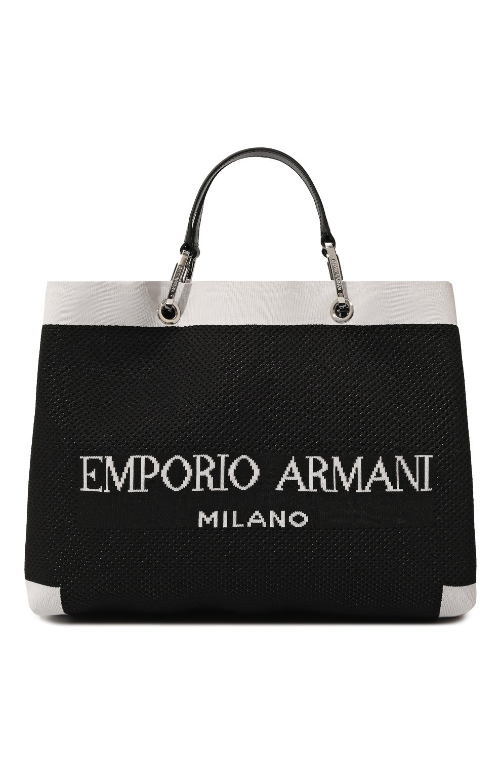 Женский черный сумка-шопер EMPORIO ARMANI купить в интернет-магазине ...