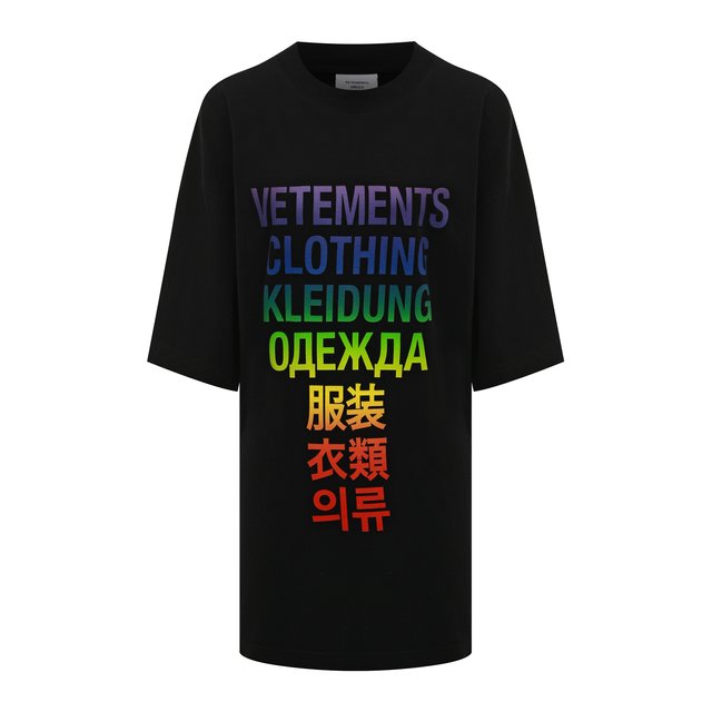 фото Хлопковая футболка vetements