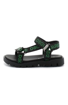Мужского сандалии DSQUARED2 черного цвета, арт. 67030/T0MAIA/28-35 | Фото 2 (Региональные ограничения белый список (Axapta Mercury): RU)