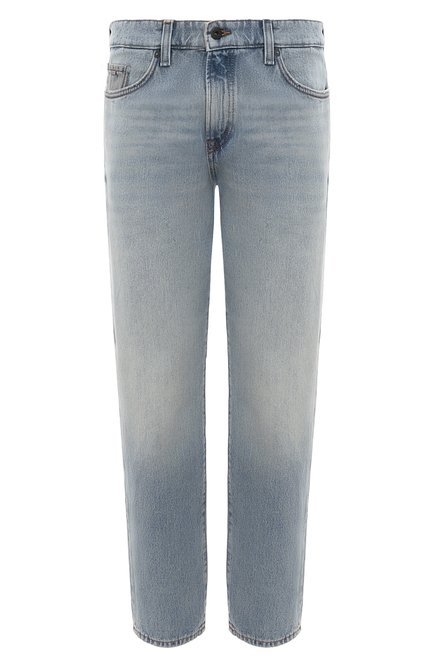 Мужские джинсы BOSS голубого цвета, арт. 50506708 | Фото 1 (Длина (брюки, джинсы): Стандартные; Материал внешний: Хлопок; Материал сплава: Проставлено; Драгоценные камни: Проставлено)