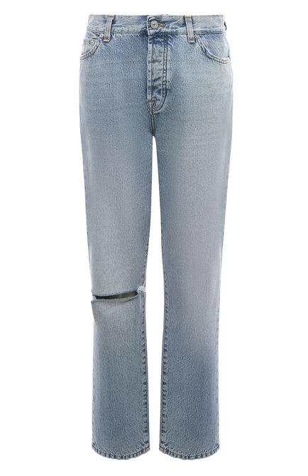 Женские джинсы 7 FOR ALL MANKIND голубого цвета по цене 29950 руб., арт. JSCY0660UN | Фото 1