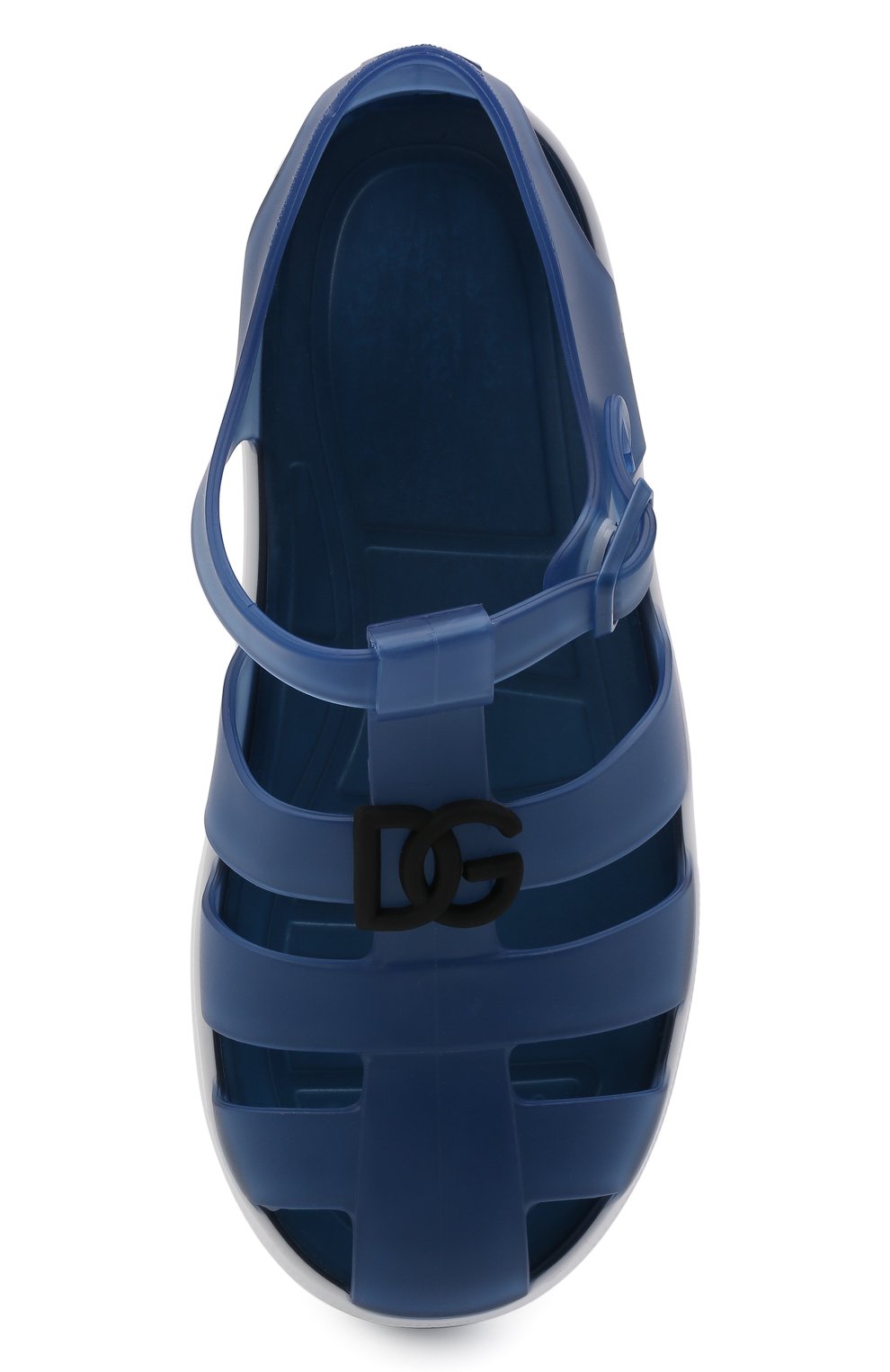 Мужского сандалии DOLCE & GABBANA синего цвета, арт. DN0115/AT079 | Фото 4