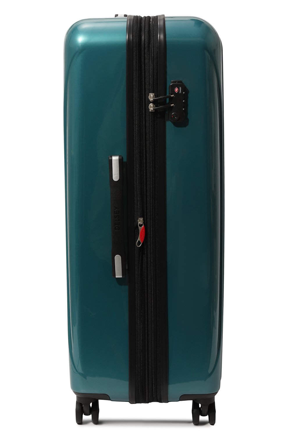Женский дорожный чемодан st tropez DELSEY зеленого цвета, арт. 00007683022 | Фото 3 (Материал: Пластик; Материал сплава: Проставлено; Драгоценные камни: Проставлено; Размер: large)