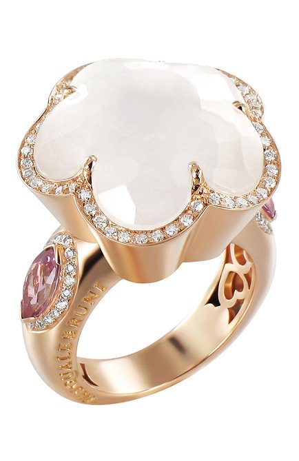 Женские кольцо PASQUALE BRUNI бесцве�тного цвета, арт. 14858R | Фото 1 (Материал сплава: Розовое золото; Драгоценные камни: Бриллианты)