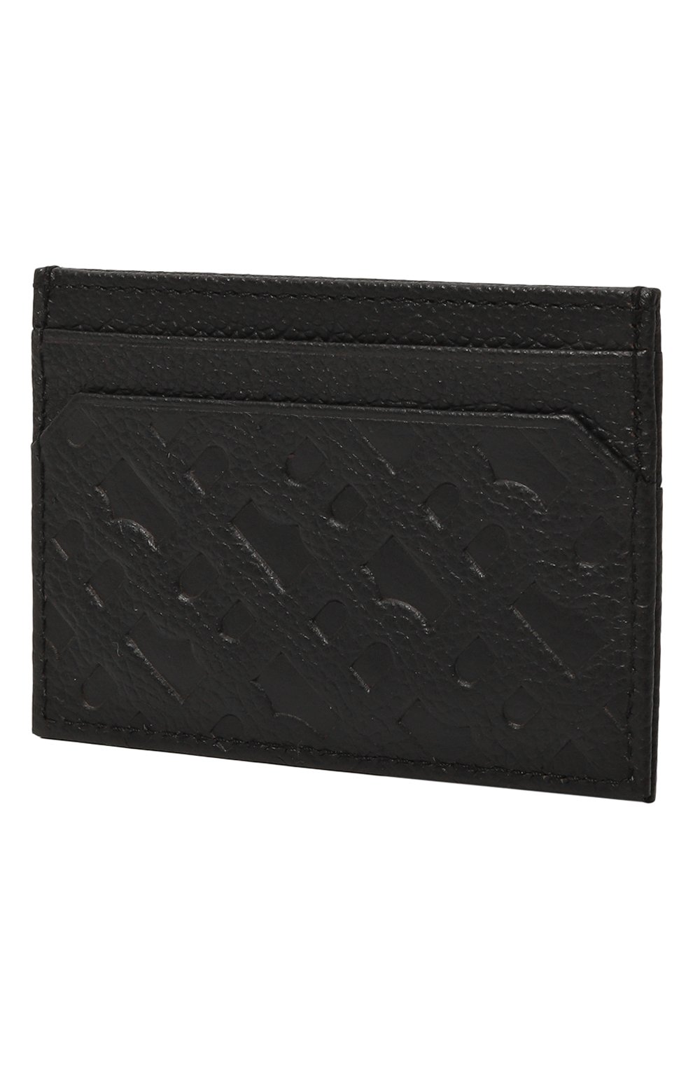 Мужской кожаный футляр для кредитных карт BOSS черного цвета, арт. 50504281 | Фото 2 (Материал: Натуральная кожа; Материал сплава: Проставлено; Нос: Не проставлено)