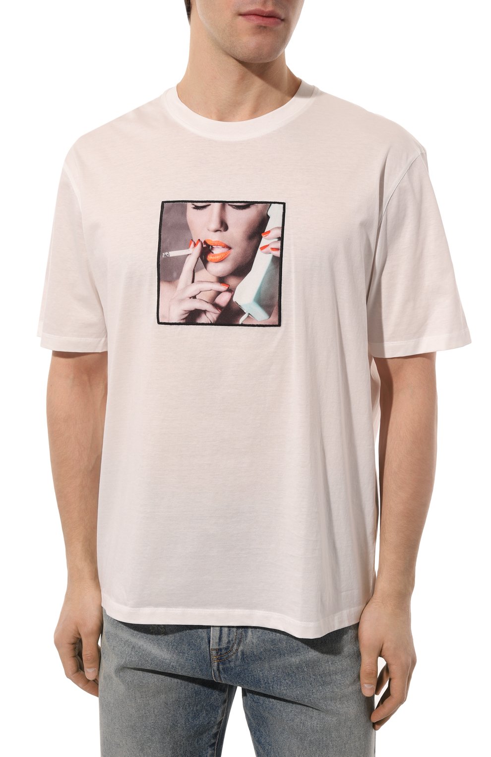Хлопковая футболка Limitato  ADDICT/TSHIRT Фото 3